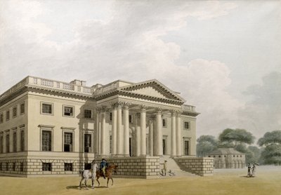 The Great Portico of Gorhambury by Thomas Malton Jnr.